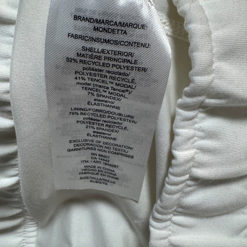 Mondetta White High Rise Walking Skort XL Performance Luxury NWT 1846287 - Picture 6 of 9